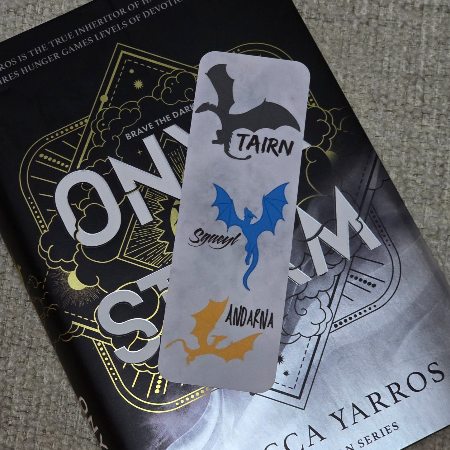Fourth Wing Dragon Bookmark