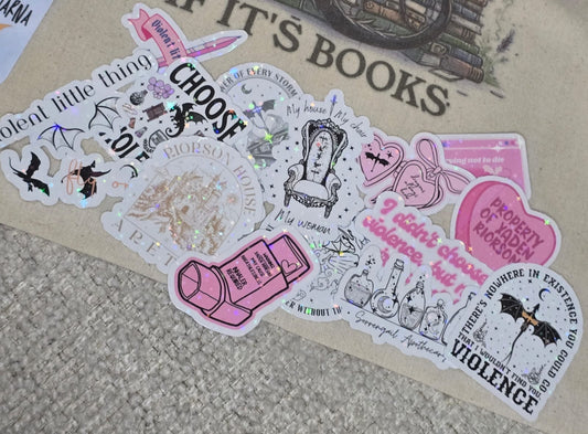 Fourth Wing Inspired Sticker Bundle