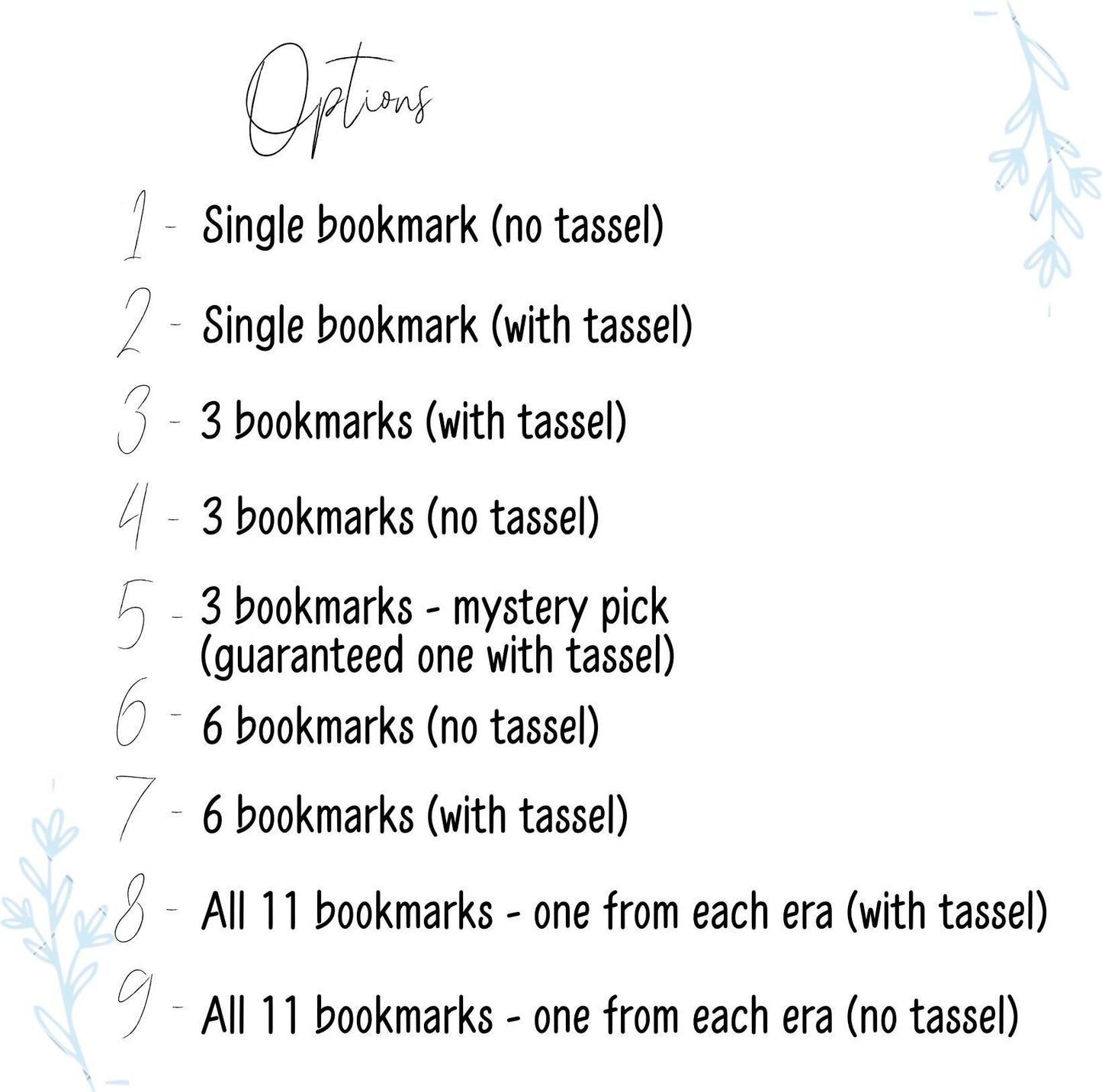 Taylor Swift Lyrics Inspired Bookmarks | Eras