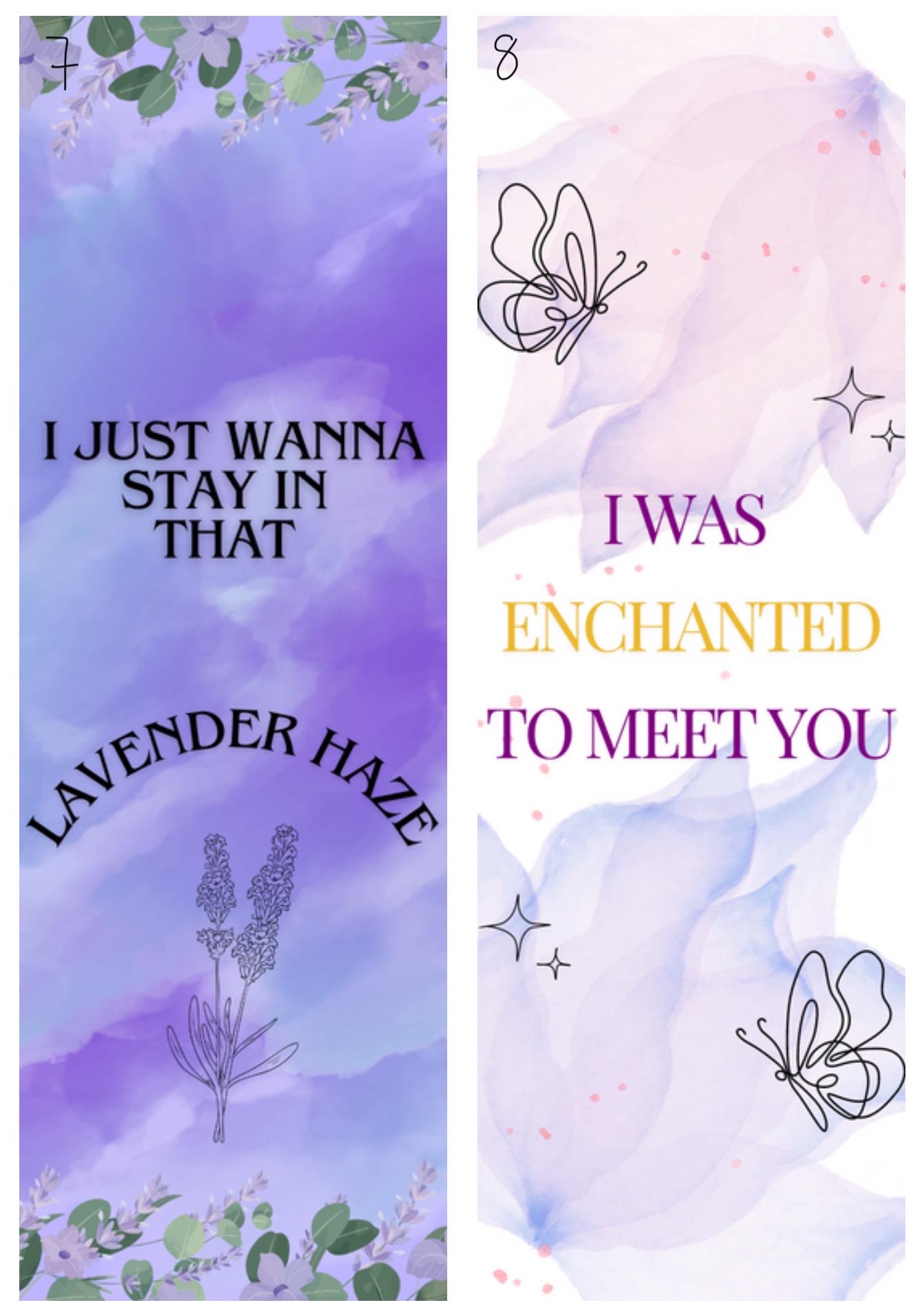 Taylor Swift Lyrics Inspired Bookmarks | Eras