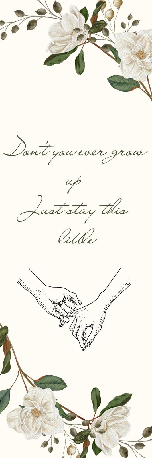 Never Grow Up Inspired Bookmark | Eras | Speak Now